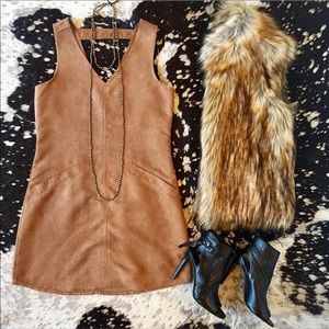 NWT: Jack by BB Dakota Suede Shift Dress